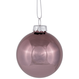 Northlight 24ct. Pink Shiny & Matte Christmas Glass Ornaments