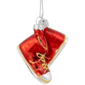 Northlight Sneakers Glass Christmas Hanging Ornament