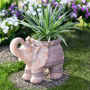 Northlight Elephant Outdoor Garden Planter