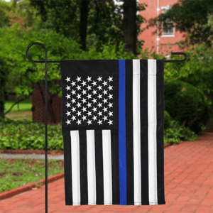 Northlight Law Enforcement Blue Line Patriotic Garden Flag