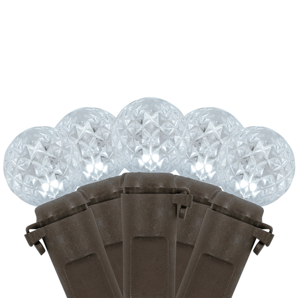 Northlight 16ft. LED G12 Berry Pure White Christmas Lights