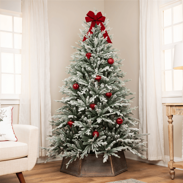 Northlight Real Touch(tm) 6.5ft. Flocked Snowcap Fir Christmas Tree