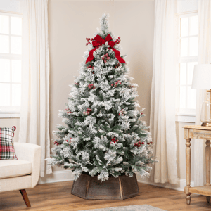 Northlight Real Touch(tm) 6.5ft. Flocked Whittaker Christmas Tree
