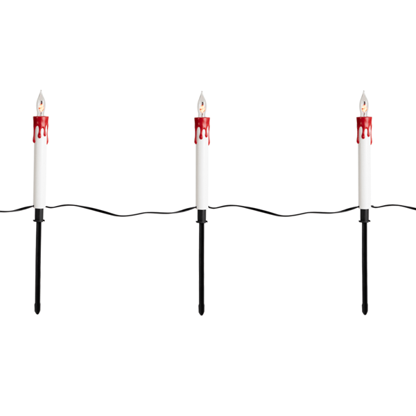 Northlight 5ct. Flickering Candle Halloween Pathway Marker Lights