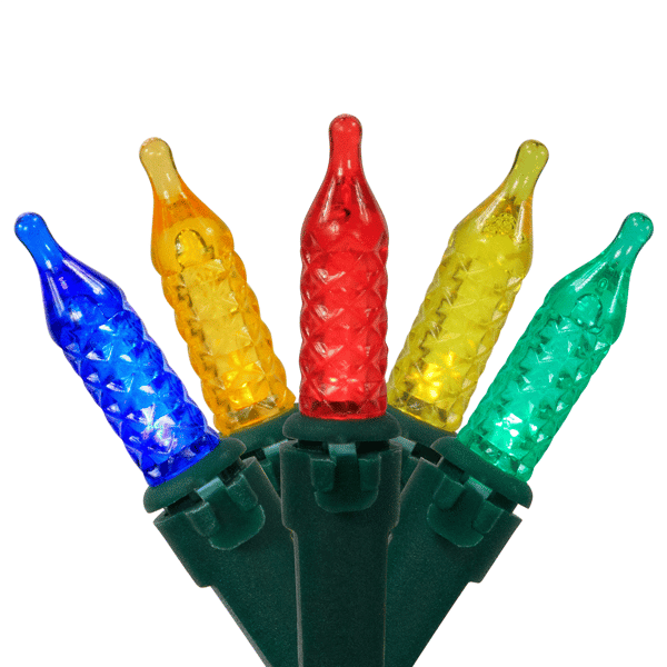 Northlight 15.75ft. LED M5 Faceted Multicolor Christmas Lights