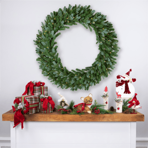 Northlight 48in. Pre-Lit Blue Spruce Christmas Wreath alternate view