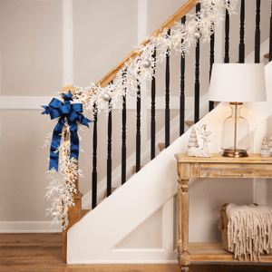 Northlight 9ft. Warm White LED Flocked Twig Christmas Garland alternate view