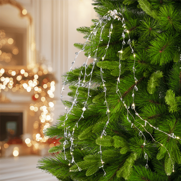 Northlight 40in. LED Silver Willow Branch Christmas Spray alternate view