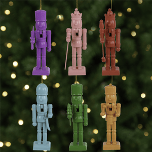 Northlight 6pc. Nutcracker Wooden Christmas Ornaments