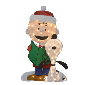 Northlight LED Peanuts(tm) & Snoopy Caroling Outdoor Christmas Decor