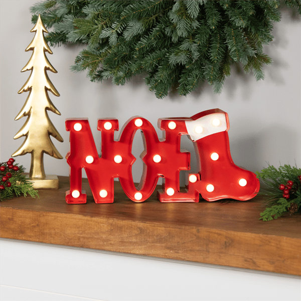 Northlight 16in. Lighted Noel Christmas Decoration