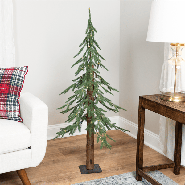Northlight Real Touch(tm) 4ft. Pre-Lit Medium Alpine Christmas Tree