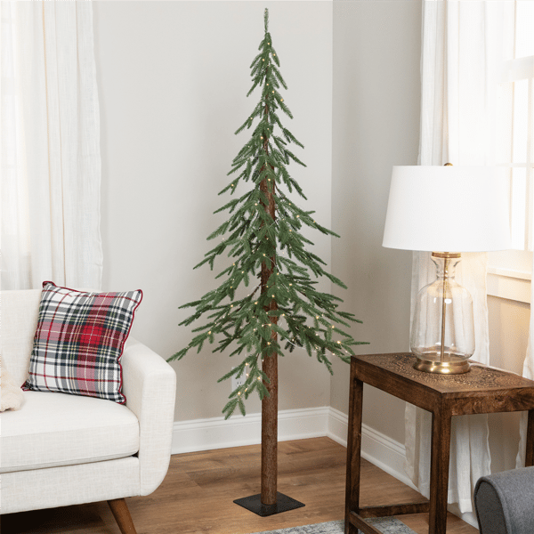 Northlight Real Touch(tm) 6ft. Pre-Lit Medium Alpine Christmas Tree