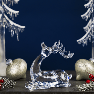 Northlight Lying Acrylic Deer Christmas Decoration