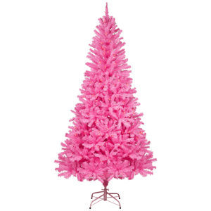 Northlight 7ft. Pre-Lit Pink Artificial Pine Christmas Tree