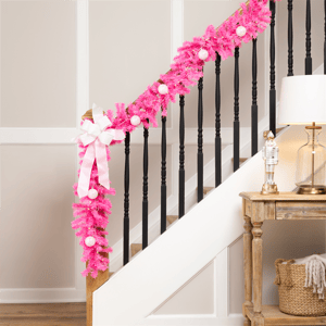 Northlight 9ft. Pink Pine Christmas Garland alternate view