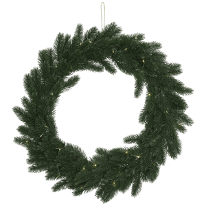 Northlight 24in. Pre-Lit Lush Pine Christmas Wreath