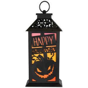 Northlight LED Lighted Jack-O-Lantern Happy Halloween Lantern