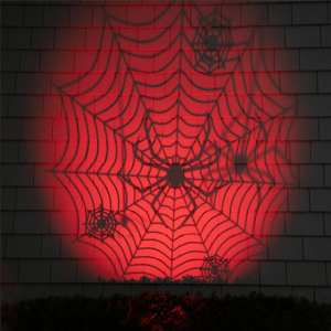 Northlight Spiderweb with Spiders Halloween Outdoor Projector