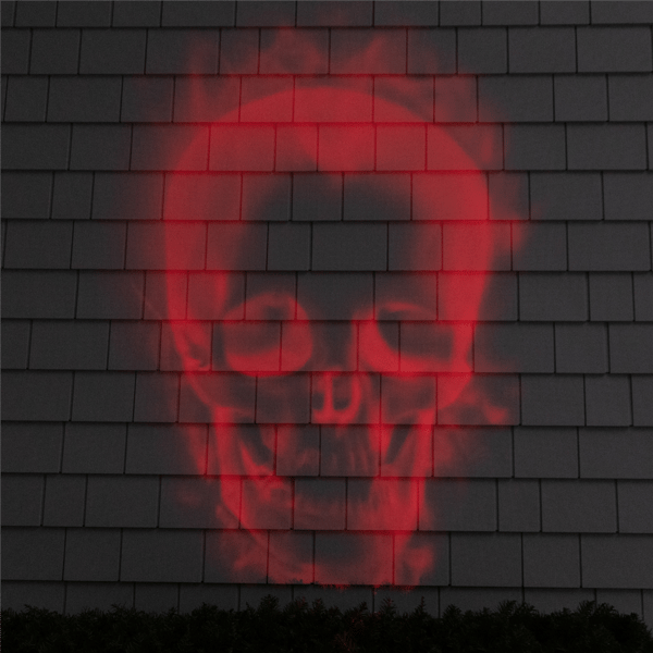 Northlight Halloween Skull Outdoor Light Show Projector