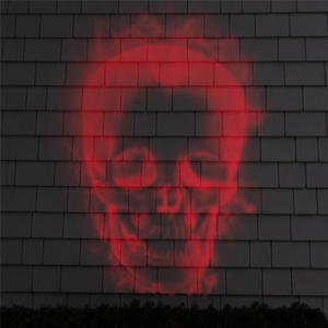 Northlight Halloween Skull Outdoor Light Show Projector