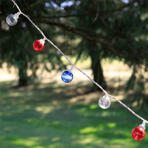 Northlight 11ft. Patriotic LED G40 Christmas Lights