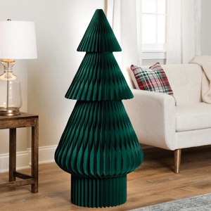 Northlight 4ft. Accordion Honeycomb Foldable Paper Christmas Tree