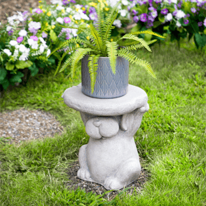 Northlight Dog Outdoor Garden Plant Stand