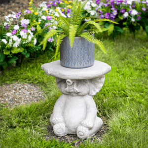 Northlight Elephant Outdoor Garden Plant Stand