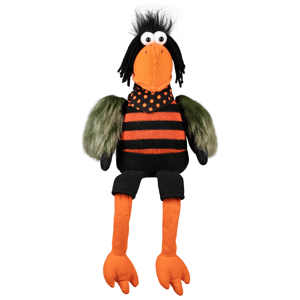 Northlight Plush Sitting Crow Halloween Figure - 17in.