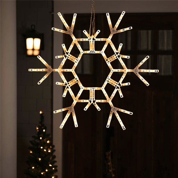 Northlight Large LED Foldable Snowflake Outdoor Christmas Decor