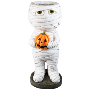 Northlight Mummy Holding Jack-O'-Lantern Pumpkin Halloween Decor