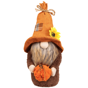 Northlight Sunflower & Pumpkin Gnome Fall Harvest Decoration
