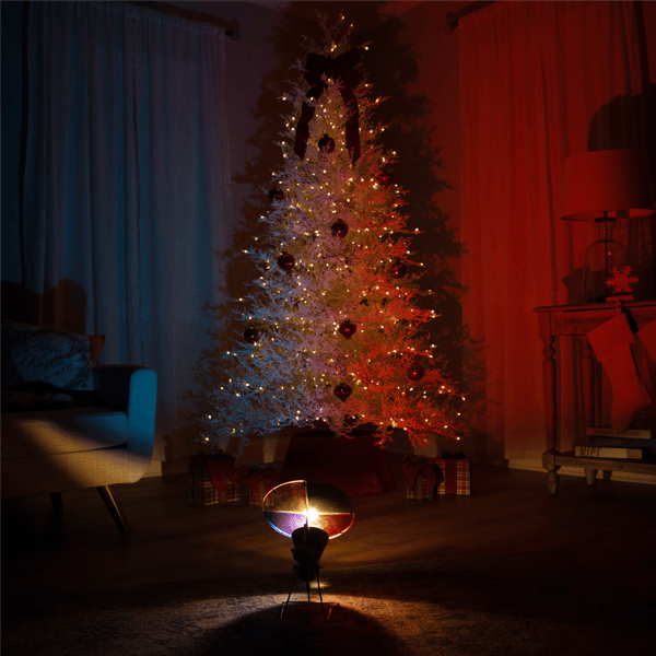 Northlight LED Rotating Christmas Tree Color Projecting Wheel alternate view