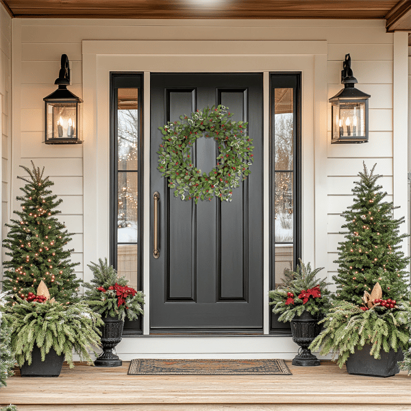 Northlight Glittered Holly & Berry Artificial Christmas Wreath