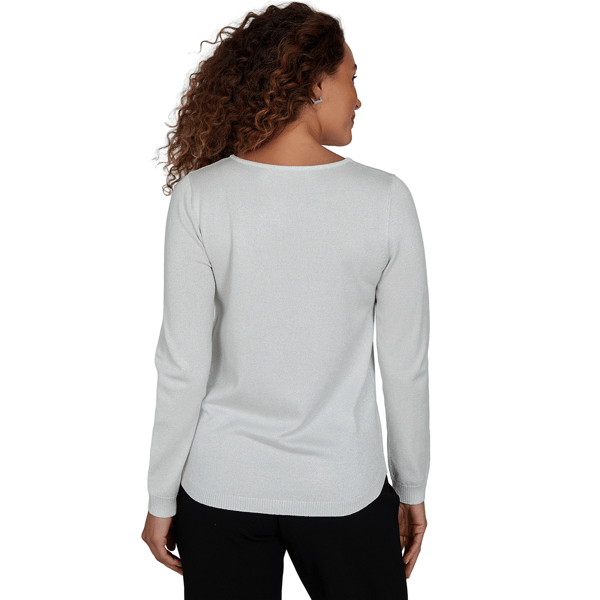 Womens Emaline Holiday Festivities Deer Graphic Sweater alternate view