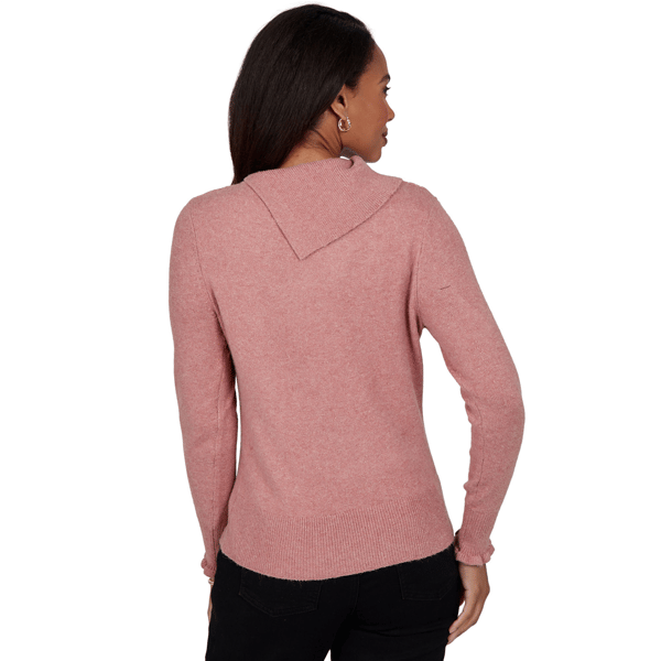 Womens Emaline Holiday Festivities Pointelle Stich Peal Sweater alternate view