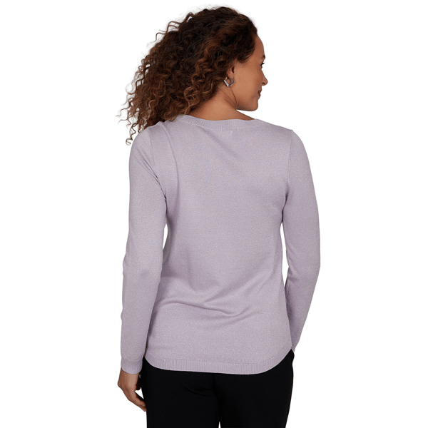 Womens Emaline Holiday Festivities Kitten Graphic Sweater alternate view