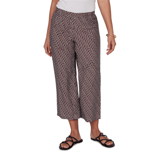 Womens Emaline Summer In The City Pull On Wide Leg Capris