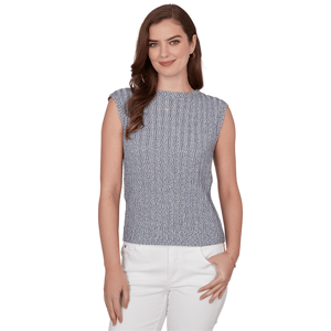 Womens Emaline Summer In The City Cap Sleeve Sweater Vest