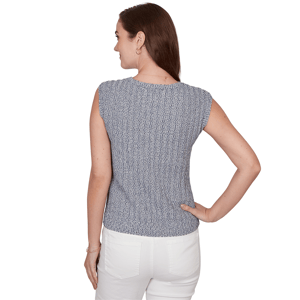 Petite Emaline Summer In The City Cap Sleeve Sweater Vest alternate view