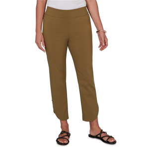 Womens Emaline La Vita Costiera Solid Pull On Straight Leg Pants