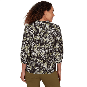 Womens Emaline La Vita Costiera Crushed Faille Leaf Blouse alternate view
