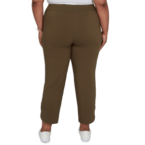 Plus Size Emaline La Vita Costiera Pull On Straight Leg Pants alternate view