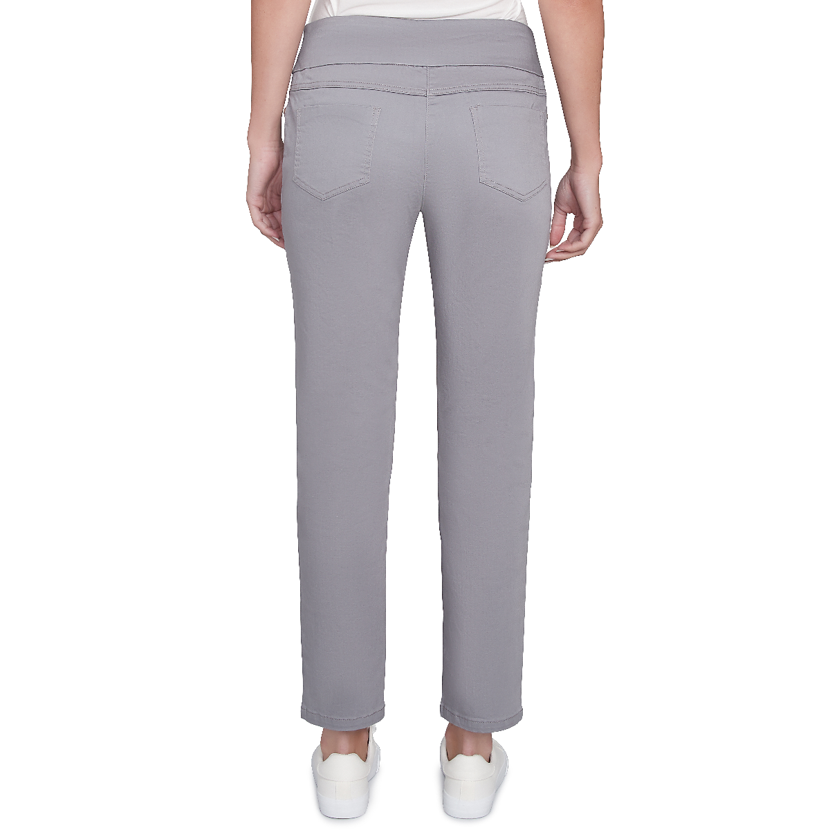 Plus Size Hearts Of Palm Blue My Mind Tapered Stretch Pants