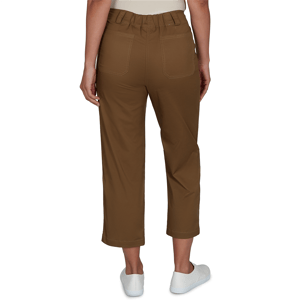 Womens Hearts of Palm Tropical Twist Solid Fine Twill Cargo Pants alternate view