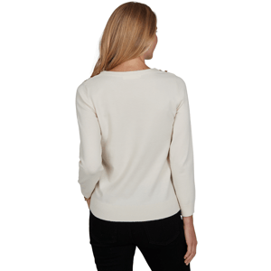 Womens Emaline Country Code Long Sleeve Argyle Sweater alternate view