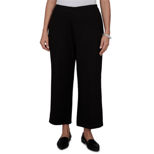 Plus Size Emaline Country Code Plaid Kick Flare Pull On Pants