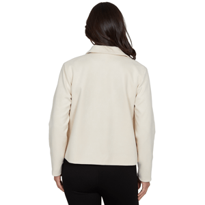 Womens Emaline Feminine Mystique Solid Faux Suede Jacket alternate view