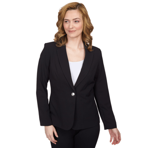 Petite Emaline Long Sleeve Button Blazer